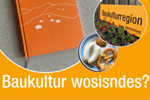 „Baukultur wosisndes?“ – Bucherscheinung