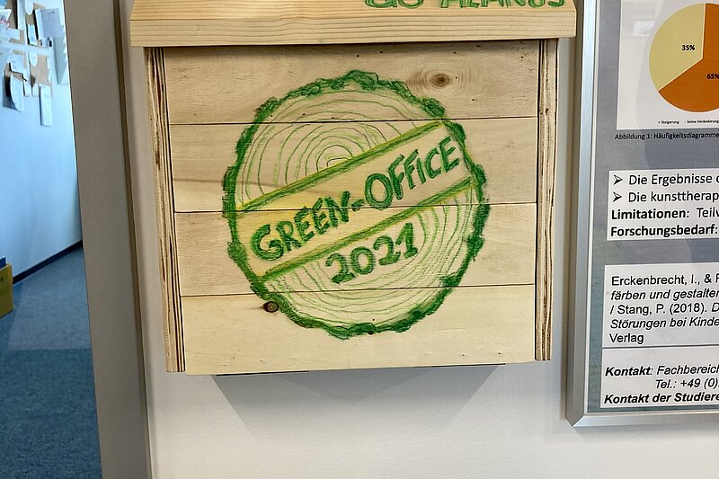 Alanus Hochschule richtet Green Office ein