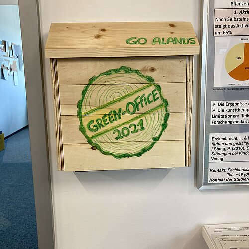 Alanus Hochschule richtet Green Office ein