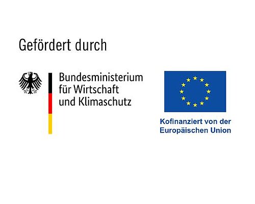 Das Bild zeigt zwei Logos