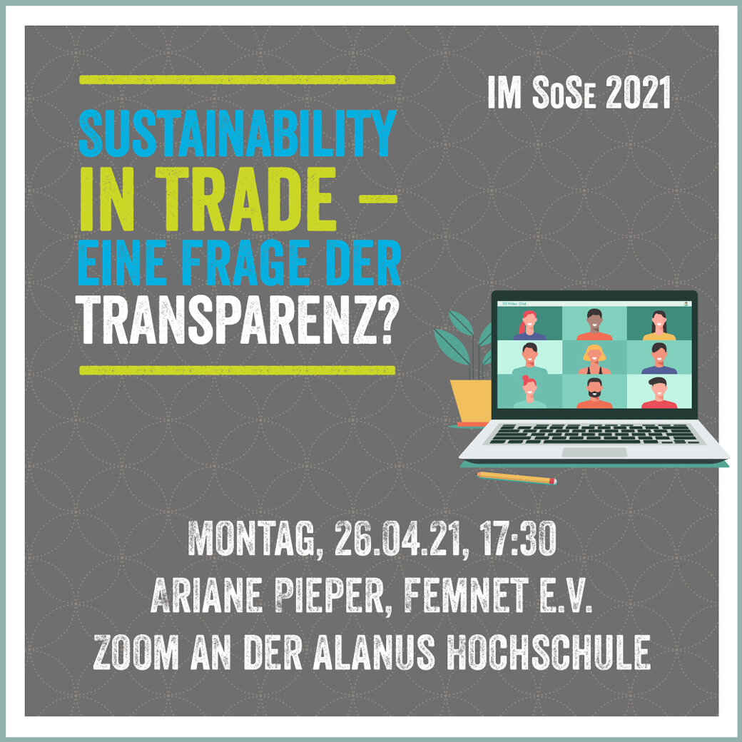 Themenreihe "Sustainability in Trade: eine Frage der Transparenz?"