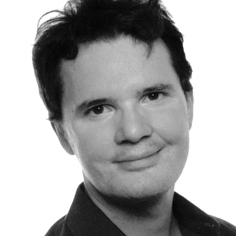 Porträtfoto in schwarz-weiß von Prof. Dr. Jakob Benecke