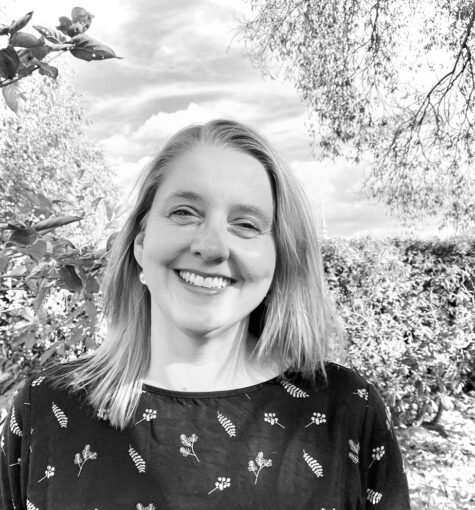 Porträtfoto in schwarz-weiß von Maren Krüger