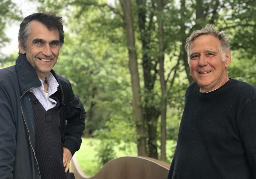 Abschied nach 47 Jahren: Die Bildhauerei-Professoren Jochen Breme (links) und Andreas Kienlin werden im Herbst 2021 emeritiert.