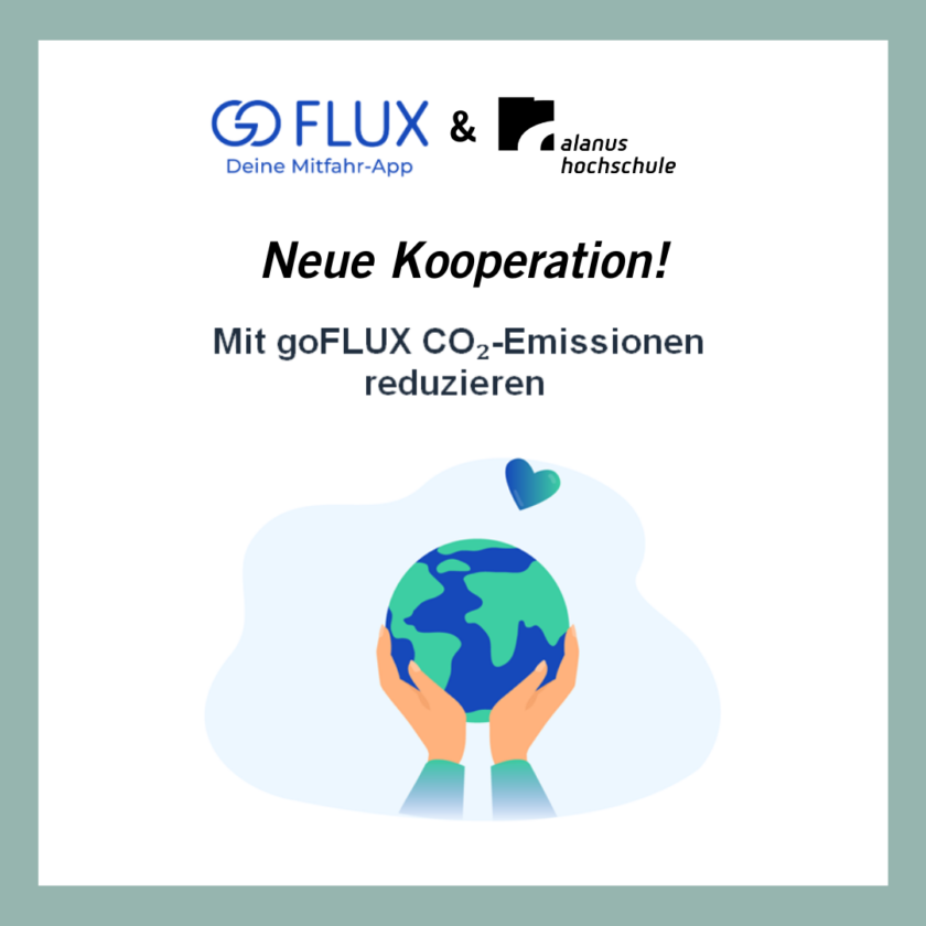 Kooperation mit der Mitfahr-App goFLUX
