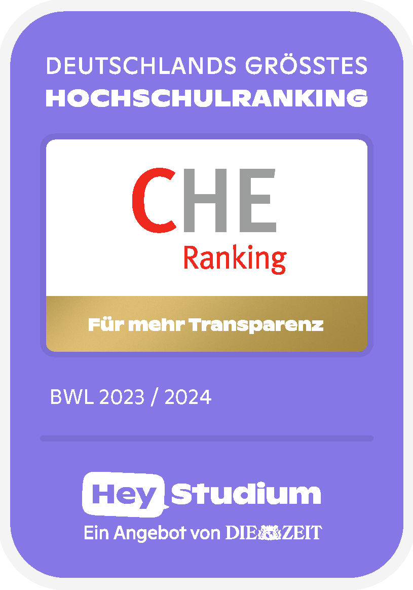 Siegel CHE Ranking BWL 2023/2024