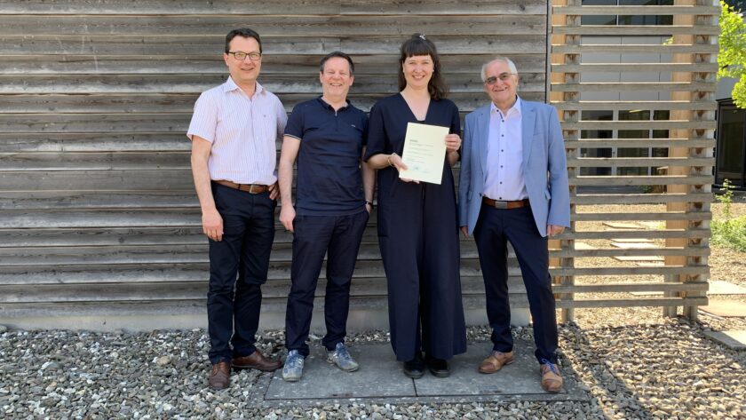 Foto Ernennung Miriam Hamel Fachbereich Architektur an der Alanus Hochschule