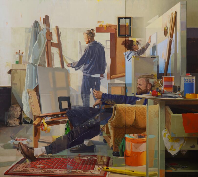 Atelierbild N. Kauertz