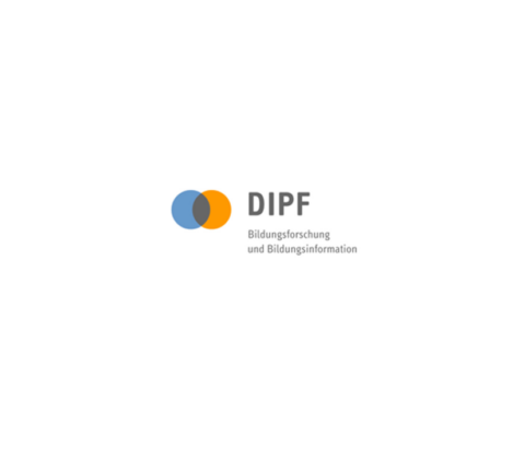 Logo des DIPF Leibniz-Instituts mit zwei überlappenden Kreisen in Blau und Gelb und dem Text 'DIPF Bildungsforschung und Bildungsinformation'.